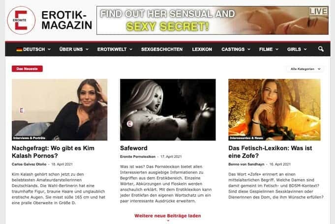 Warum das Erotik-Magazin Eronite kein Sexblog ist